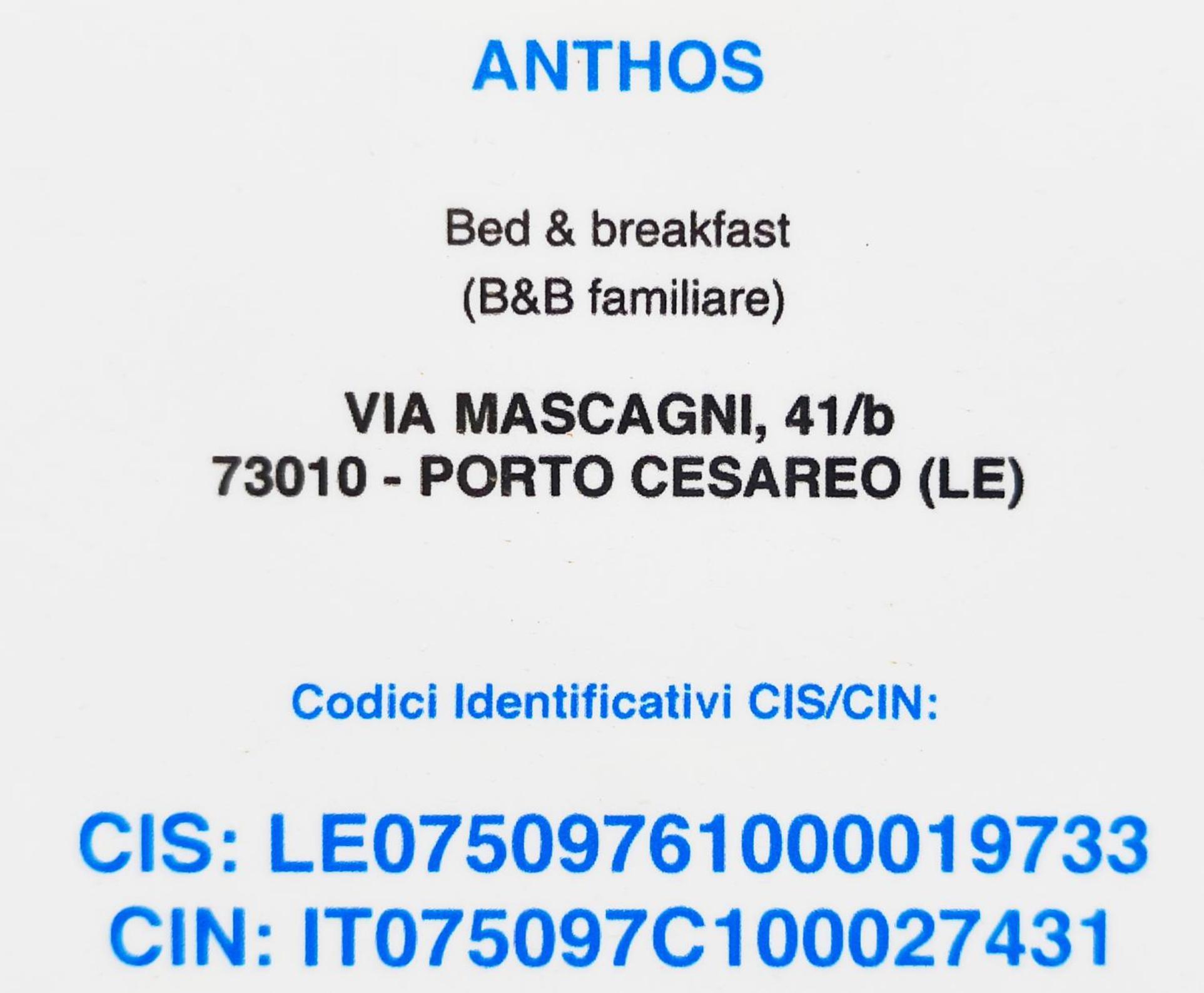 Bed Anthos Porto Cesareo Bed & Breakfast Eksteriør bilde